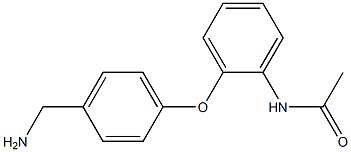 N-{2-[4-(aminomethyl)phenoxy]phenyl}acetamide Struktur