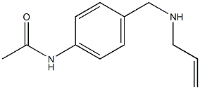 N-{4-[(prop-2-en-1-ylamino)methyl]phenyl}acetamide Struktur