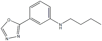 N-butyl-3-(1,3,4-oxadiazol-2-yl)aniline Struktur