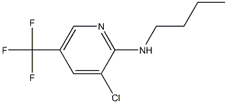 N-butyl-3-chloro-5-(trifluoromethyl)pyridin-2-amine Struktur