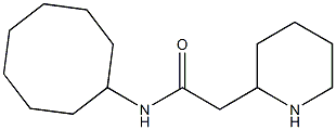 N-cyclooctyl-2-(piperidin-2-yl)acetamide Struktur