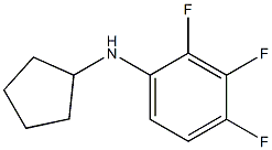 N-cyclopentyl-2,3,4-trifluoroaniline Struktur