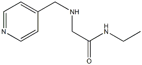 N-ethyl-2-[(pyridin-4-ylmethyl)amino]acetamide Struktur