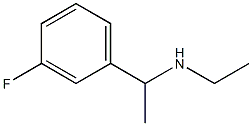 N-ethyl-N-[1-(3-fluorophenyl)ethyl]amine Struktur