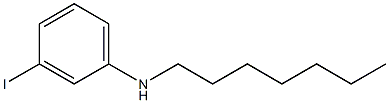 N-heptyl-3-iodoaniline Struktur