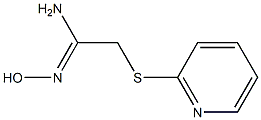 N'-hydroxy-2-(pyridin-2-ylsulfanyl)ethanimidamide Struktur