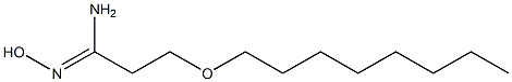 N'-hydroxy-3-(octyloxy)propanimidamide Struktur