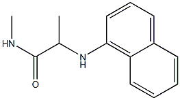 N-methyl-2-(naphthalen-1-ylamino)propanamide Struktur