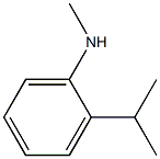 N-methyl-2-(propan-2-yl)aniline Struktur