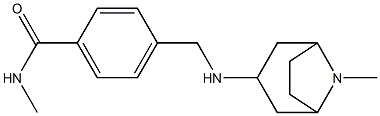 N-methyl-4-[({8-methyl-8-azabicyclo[3.2.1]octan-3-yl}amino)methyl]benzamide Struktur