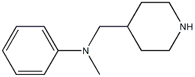 N-methyl-N-(piperidin-4-ylmethyl)aniline Struktur