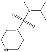 N-methyl-N-(propan-2-yl)piperazine-1-sulfonamide Struktur