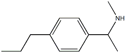 N-methyl-N-[1-(4-propylphenyl)ethyl]amine Struktur