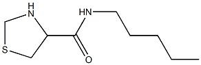 N-pentyl-1,3-thiazolidine-4-carboxamide Struktur