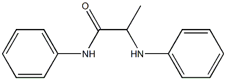 N-phenyl-2-(phenylamino)propanamide Struktur