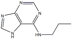 N-propyl-7H-purin-6-amine Struktur