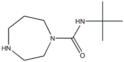 N-tert-butyl-1,4-diazepane-1-carboxamide Struktur