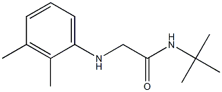 N-tert-butyl-2-[(2,3-dimethylphenyl)amino]acetamide Struktur