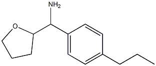 oxolan-2-yl(4-propylphenyl)methanamine Struktur