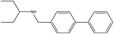 pentan-3-yl[(4-phenylphenyl)methyl]amine Struktur