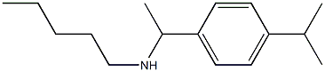 pentyl({1-[4-(propan-2-yl)phenyl]ethyl})amine Struktur