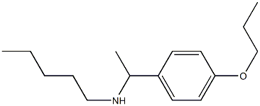 pentyl[1-(4-propoxyphenyl)ethyl]amine Struktur