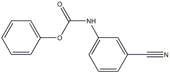 phenyl N-(3-cyanophenyl)carbamate Struktur