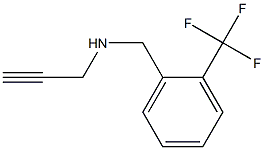 prop-2-yn-1-yl({[2-(trifluoromethyl)phenyl]methyl})amine Struktur