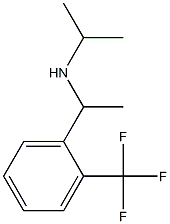 propan-2-yl({1-[2-(trifluoromethyl)phenyl]ethyl})amine Struktur