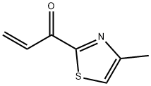 2-Propen-1-one,  1-(4-methyl-2-thiazolyl)- Struktur