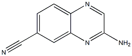 6-Quinoxalinecarbonitrile,  3-amino- Struktur