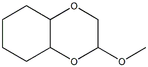 1,4-Benzodioxin,  octahydro-2-methoxy- Struktur