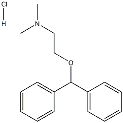 (2-Diphenylmethoxyethyl)dimethylamine hydrochloride Struktur