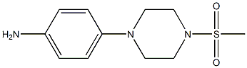 4-[4-(Methylsulfonyl)piperazin-1-yl]aniline Struktur