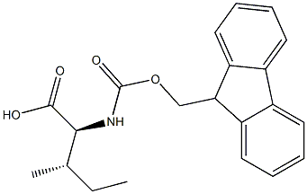 FMOC-L-ISOLEUCINE  extrapure Struktur