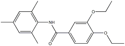 3,4-diethoxy-N-mesitylbenzamide Struktur