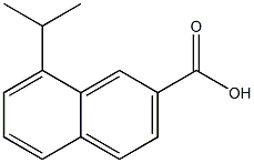 8-isopropyl-2-naphthoic acid Struktur