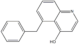 5-benzyl-4-quinolinol Struktur