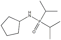 N-cyclopentyl-P,P-diisopropylphosphinic amide Struktur