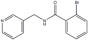 2-bromo-N-(3-pyridinylmethyl)benzamide Struktur