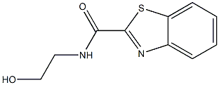 N-(2-hydroxyethyl)-1,3-benzothiazole-2-carboxamide Struktur