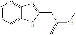 2-(1H-benzimidazol-2-yl)-N-methylacetamide Struktur