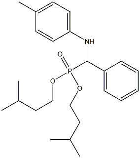 diisopentyl phenyl(4-toluidino)methylphosphonate Struktur