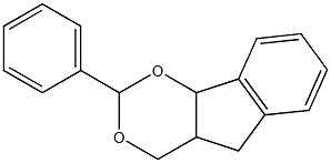 2-phenyl-4,4a,5,9b-tetrahydroindeno[1,2-d][1,3]dioxine Struktur