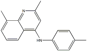 2,8-dimethyl-N-(4-methylphenyl)-4-quinolinamine Struktur