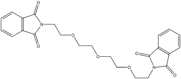 2-[2-(2-{2-[2-(1,3-dioxo-1,3-dihydro-2H-isoindol-2-yl)ethoxy]ethoxy}ethoxy)ethyl]-1H-isoindole-1,3(2H)-dione Struktur