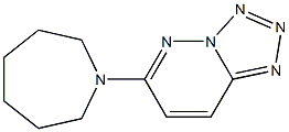 6-(1-azepanyl)tetraazolo[1,5-b]pyridazine Struktur