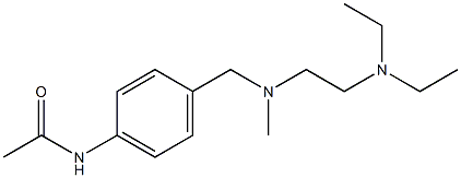 N-(4-{[[2-(diethylamino)ethyl](methyl)amino]methyl}phenyl)acetamide Struktur