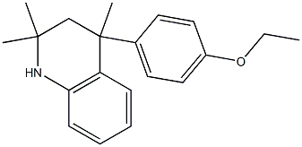 4-(4-ethoxyphenyl)-2,2,4-trimethyl-1,2,3,4-tetrahydroquinoline Struktur