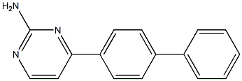 4-[1,1'-biphenyl]-4-yl-2-pyrimidinylamine Struktur